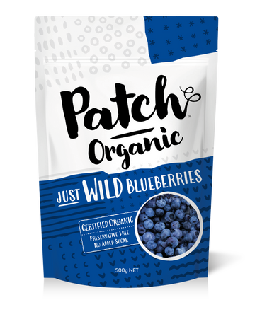 Frozen Organic WILD Blueberries 500g & 1kg