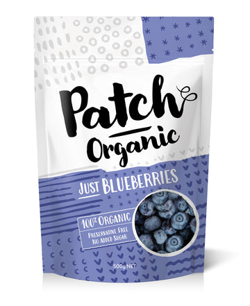 Frozen Organic Blueberries 500g
